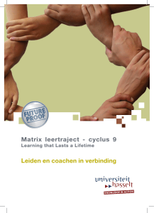 Matrix leertraject - cyclus 9 Leiden en coachen in verbinding