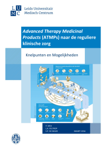 Advanced Therapy Medicinal Products (ATMPs) naar de