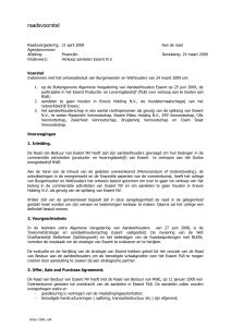 Raadsvoorstel - bestuursweb.nl