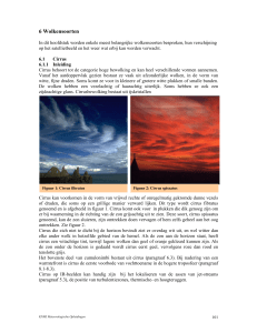 6 Wolkensoorten - Weerstation Ransberg