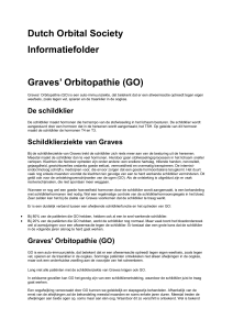 Graves` Orbitopathie (GO) is een auto
