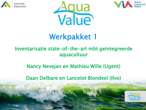 Aqua Value concerns algues in the sea.