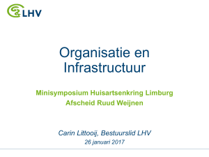 Organisatie en Infrastructuur - Limburg