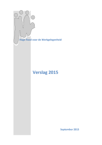 Verslag 2015 - Werk Belgie