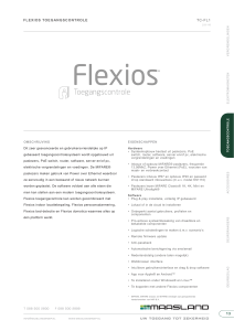 13 flexios toegangscontrole tc-fl1