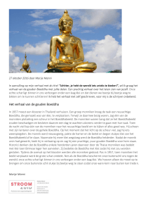 Het verhaal van de gouden Boeddha
