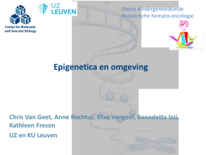 Epigenetica en omgeving