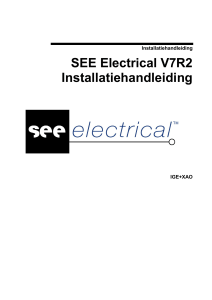 Handleiding SEE Electrical V7R2