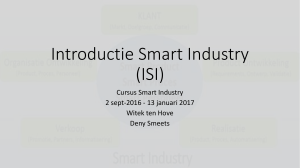 Introductie Smart Industry (ISI)