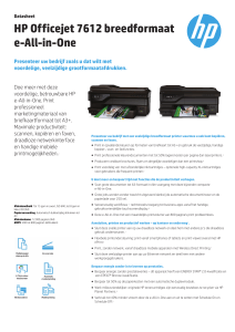 HP Officejet 7612 breedformaat e-All-in-One