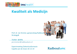 Jan Kremer - Expertmeeting Ziekenhuisfarmacie