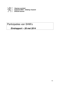 Participaties van SHM`s
