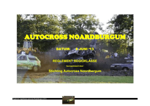 Wij verheugen ons op een - Stichting Autocross Noordbergum