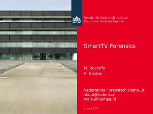 SmartTV Forensics