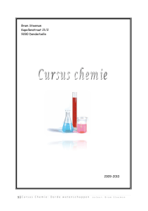 cursus chemie - Telenet Users