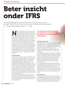 Beter inzicht onder IFRS