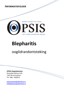 Blepharitis - Opsis oogziekenhuis