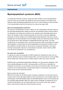 Myelodysplastisch syndroom (MDS)