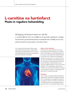 L-carnitine na hartinfarct