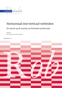 Horizontaal met verticaal verbinden - Rob-Rfv
