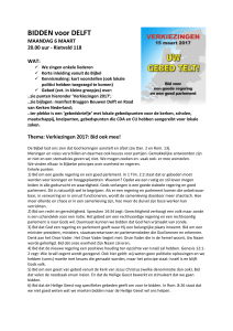 Bidden voor Delft -20170306 uitnodiging
