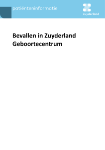 Bevallen in Zuyderland Geboortecentrum