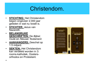 Christendom. - cloudfront.net