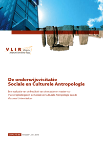 De onderwijsvisitatie Sociale en Culturele Antropologie