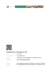Christendom in Europa hv123 | PDF-versie