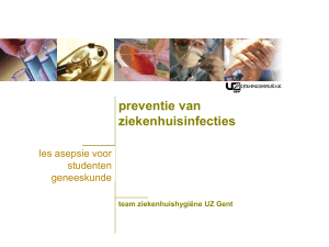 preventie van ziekenhuisinfecties