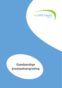 Goedaardige prostaatvergroting - AZ Sint