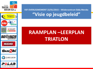 "visie op jeugdbeleid" Vlaamse Triatlon Duatlon Liga