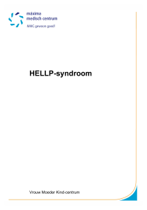 HELLP-syndroom - Máxima Medisch Centrum