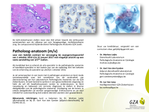 Patholoog-anatoom (m/v) - Belgian Society of Pathology