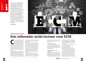 Een referentie-architectuur voor ECM