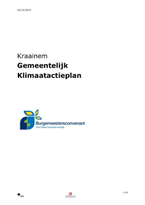 Model gemeentelijk klimaatactieplan