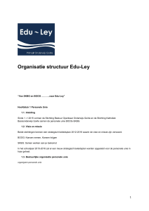 Organisatie structuur Edu-Ley