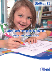Schrijfproblemen bij kinderen: een stand van zaken
