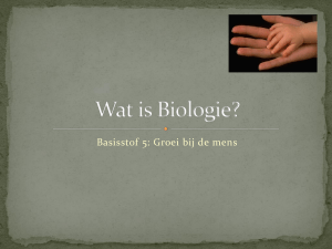 Wat is Biologie? - Biologie met Mevrouw Smit