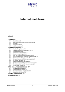 Internet met Jaws