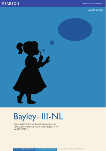 Bayley-III-NL Introductie