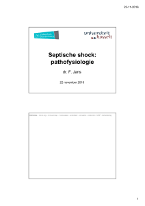 Septische shock: pathofysiologie