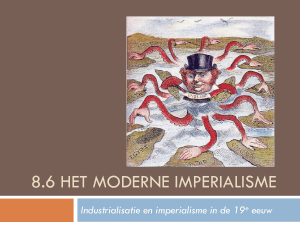 8.6 Het moderne imperialisme