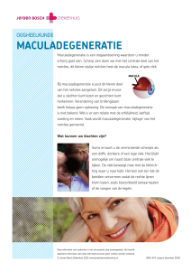 Maculadegeneratie - Jeroen Bosch Ziekenhuis