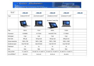 Notebook Overzicht - Gobin Electronics