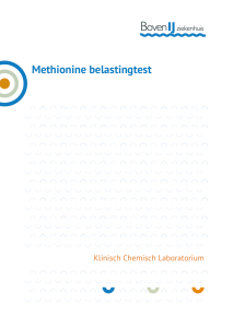 Methionine belastingtest