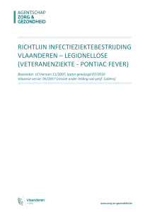 richtlijn infectieziektebestrijding vlaanderen