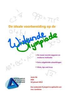 Untitled - Nederlandse Wiskunde Olympiade