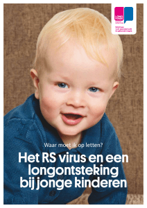 Het RS virus en een longontsteking bij jonge kinderen