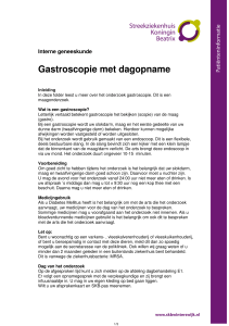 Gastroscopie met dagopname - Streekziekenhuis Koningin Beatrix
